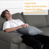 EASE MOOSE Leather Sectional Couch, Oversized Modular Sectional Sofas, Wide Deep Seat Modular Couch, Scratch Resistant Faux Leather Material, L Shaped Sofa for Big Spaces,Beige