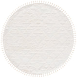 SAFAVIEH Area Rug 8x10 - Moroccan Tassel Shag Collection - Large - Ivory & Brown, Boho Design, Non-Shedding & Easy Cleaning, Plush Pile, Ideal for Living Room, Bedroom, Dining Space (MTS688A)