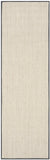 SAFAVIEH Area Rug 8x10 - Natural Fiber Collection - Large - Marble & Beige, Sisal, Woven Design with Border (NF143C)