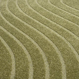 LUXE WEAVERS Modern Geometric Wave Cream 9x12 Area Rug
