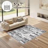 Area Rugs for Living Room: 12x15 Abstract Washable Rug Modern Neutral Large Soft Stain Resistant Non-Slip Backing Machine Table for Bedroom Dining Room Indoor Home Office Carpet - Gold Brown