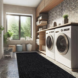 CAMILSON Easy Jute Rug 10x14, Indoor Outdoor Natural Color Fiber Area Rugs for Living Room Patio and Kitchen Rug Herringbone Woven Design Easy-Cleaning Washable Outside Carpet Alfombras 10 x 14