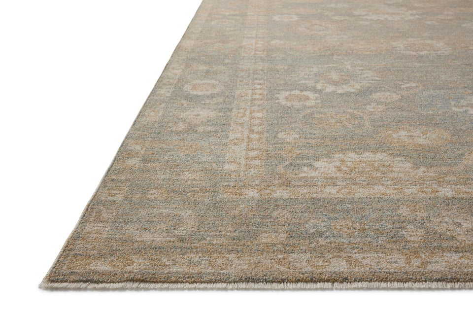Loloi Chris Loves Julia Louisa Collection LOI-03 Taupe/Ivory 7'-10" x 10', .38" Pile Height, Area Rug