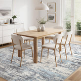 Area Rugs for Living Room: 12x15 Abstract Washable Rug Modern Neutral Large Soft Stain Resistant Non-Slip Backing Machine Table for Bedroom Dining Room Indoor Home Office Carpet - Gold Brown