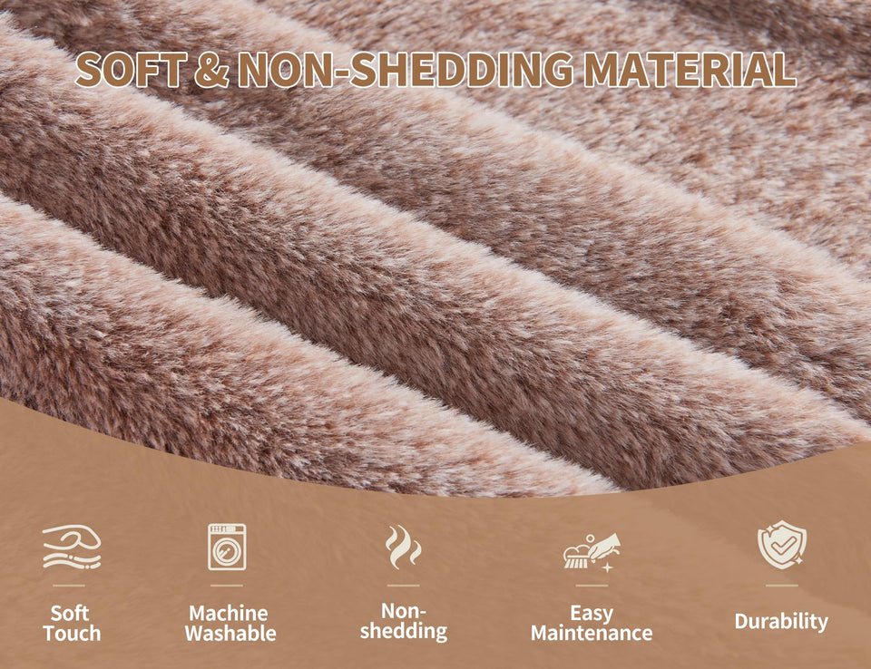 Round Ottoman Foot Rest for Couch 20"x15" Foot Stool Ottoman Pouf with Foam Chunk Filling Small Ottomans Foot Stools Poufs for Living Room Dark Grey Poof Hassocks and Ottomans Soft Foot Rest for Chair