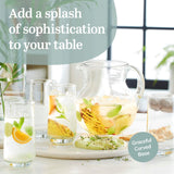 Libbey Ascent Tumbler and Rocks Drinking Glasses Set of 16, Glass Drinking Glasses with Curvature, Versatile Glassware Set for Parties and More