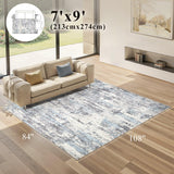 Area Rugs for Living Room: 12x15 Abstract Washable Rug Modern Neutral Large Soft Stain Resistant Non-Slip Backing Machine Table for Bedroom Dining Room Indoor Home Office Carpet - Gold Brown