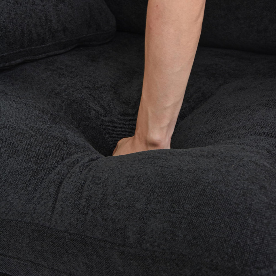 160.6" Cloud Couch Modular Sectional Sofa for Livingroom,Oversized Convertible Sofa with Storage Ottomans,6 Seat Wide Couches,Cushion Covers Removable (Khaki, 6 Seater)