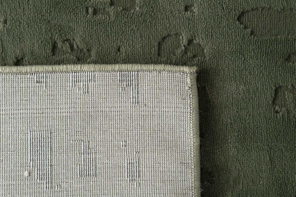 Revival Rugs Shell 5'3"x7'10" Washable Area Rug for Living Room Bedroom - 100% Recycled Oeko-TEX Certified, Medium Pile, Beige, Cream