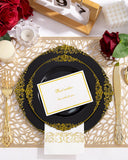 YOUBET 700PCS Silver Plastic Plates - White and Silver Disposable Plates - Silvery Plastic Dinnerware Set - Include 200 Plates, 300 Heavy Duty Silverware, 100 Cups and 100 Napkins for Wedding & Party