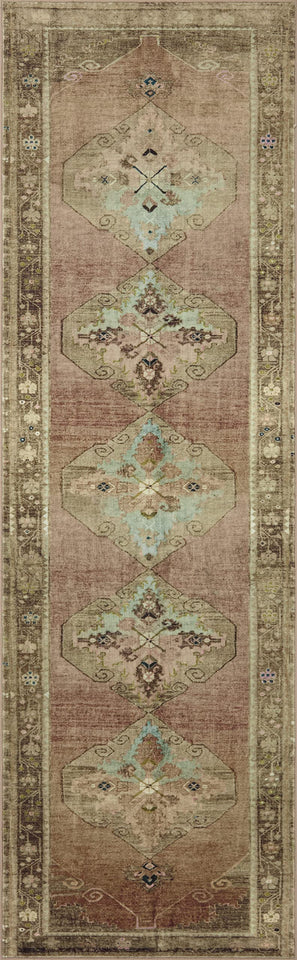 Loloi Magnolia Home by Joanna Gaines Sinclair Collection SIN-01 Pebble/Taupe 8'-6" x 11'-6", .25" Pile Height, Machine Washable, Area Rug