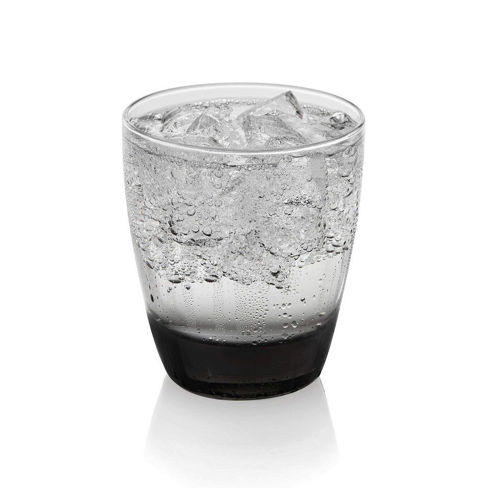 Libbey Ascent Tumbler and Rocks Drinking Glasses Set of 16, Glass Drinking Glasses with Curvature, Versatile Glassware Set for Parties and More