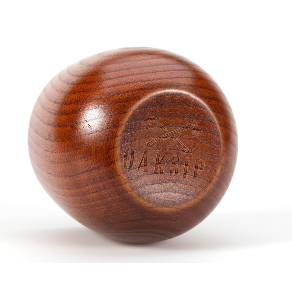 Oaksip The Original Charred Wooden Bourbon Drinking Glass | Charred Old Fashioned Glass | Bourbon Gifts for Men, Dad, or Brother | Whiskey Gifts