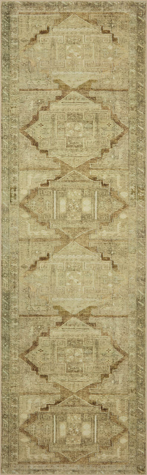 Loloi Magnolia Home by Joanna Gaines Sinclair Collection SIN-01 Pebble/Taupe 8'-6" x 11'-6", .25" Pile Height, Machine Washable, Area Rug