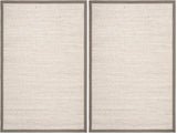 SAFAVIEH Area Rug 8x10 - Natural Fiber Collection - Large - Marble & Beige, Sisal, Woven Design with Border (NF143C)