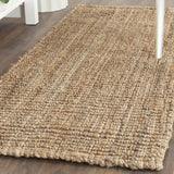 SAFAVIEH Area Rug 9x12 - Natural Fiber Collection - Large - Natural Brown, Handmade Jute, Farmhouse Style, Chunky Textured Thick Pile (NF447A)