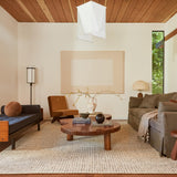 Rugs USA 8'6" x 11'6" Melrose Checked Wool Indoor Area Rug, Contemporary Farmhouse Cream for Living Room, Bedroom, Office, Entryway, Hallway