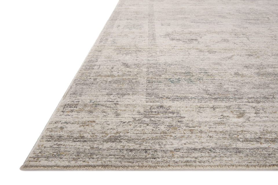 Loloi Magnolia Home by Joanna Gaines Millie Collection MIE-02 Sky/Gold 7'-10" x 10', .25" Pile Height, Area Rug