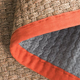 SAFAVIEH Area Rug 8x10 - Natural Fiber Collection - Large - Natural & Beige, Seagrass, Basketweave Pattern (NF114A)