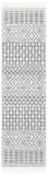 SAFAVIEH Area Rug 8x10 - Natura Collection - Large - Ivory, Handmade Wool, Moroccan Boho Fringe Design, Ideal for Living Room, Bedroom, Dining Space (NAT852B)