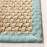 SAFAVIEH Area Rug 8x10 - Natural Fiber Collection - Large - Natural & Beige, Seagrass, Basketweave Pattern (NF114A)