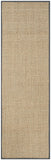 SAFAVIEH Area Rug 8x10 - Natural Fiber Collection - Large - Natural & Beige, Seagrass, Basketweave Pattern (NF114A)