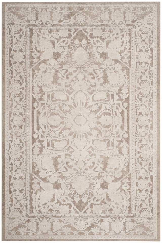 SAFAVIEH Area Rug 9x12 - Reflection Collection - Large - Cream & Ivory, Non-Shedding & Easy Cleaning, Ideal for Living Room, Bedroom, Dining Space (RFT665D)
