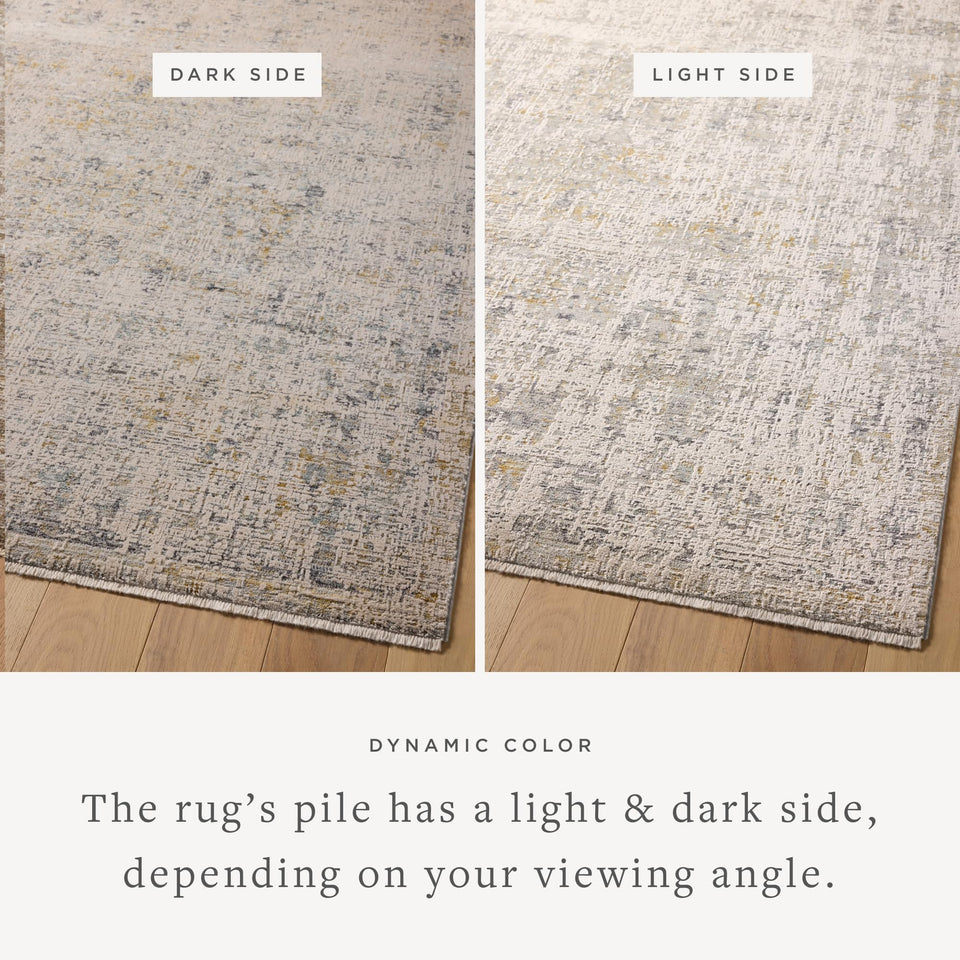 Loloi Amber Lewis Alie Collection ALE-03 Taupe/Dove 7'-10'' x 10', .13'' Pile Height, Area Rug