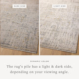 Loloi Amber Lewis Alie Collection ALE-03 Taupe/Dove 7'-10'' x 10', .13'' Pile Height, Area Rug