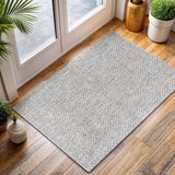 CAMILSON Easy Jute Rug 10x14, Indoor Outdoor Natural Color Fiber Area Rugs for Living Room Patio and Kitchen Rug, Sisal Boho Woven Design, Easy-Cleaning, Washable Outside Carpet Alfombras (10 x 14)
