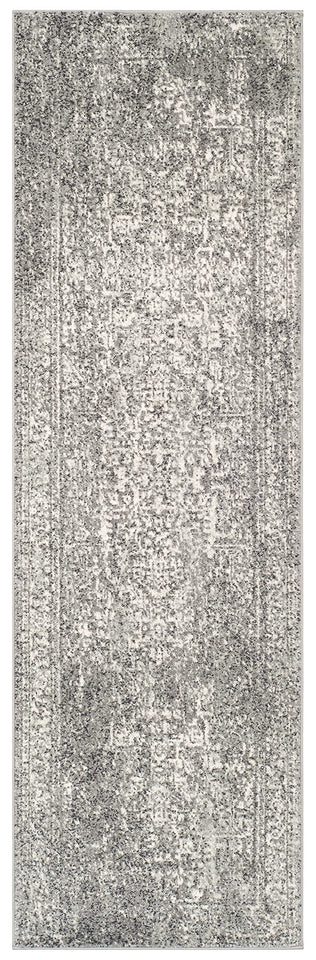 SAFAVIEH Evoke Collection Area Rug - 9' x 12', Ivory & Taupe, Oriental Distressed Design, Non-Shedding & Easy Care, Ideal for High Traffic Areas in Living Room, Bedroom (EVK256E)