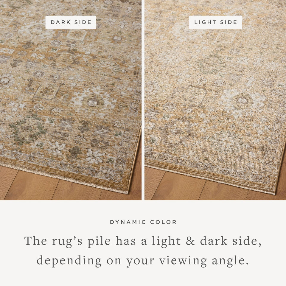 Loloi Magnolia Home by Joanna Gaines Pace Collection PAC-01 Natural/Stone 9'-6" x 12'-3" Area Rug