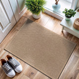 CAMILSON Easy Jute Rug 10x14, Indoor Outdoor Natural Color Fiber Area Rugs for Living Room Patio and Kitchen Rug, Sisal Boho Woven Design, Easy-Cleaning, Washable Outside Carpet Alfombras (10 x 14)