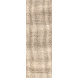 Rugs USA 8'6" x 11'6" Melrose Checked Wool Indoor Area Rug, Contemporary Farmhouse Cream for Living Room, Bedroom, Office, Entryway, Hallway