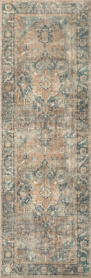 Loloi Margot Collection MAT-01 Antique/Sage 8'-6" x 11'-6" Area Rug, No-Shed Easy Clean Large Patterned Area Rug for Living Room, Bedroom, Dining Area