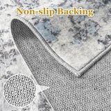 Area Rugs for Living Room: 12x15 Abstract Washable Rug Modern Neutral Large Soft Stain Resistant Non-Slip Backing Machine Table for Bedroom Dining Room Indoor Home Office Carpet - Gold Brown