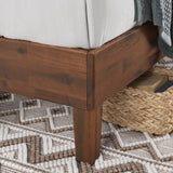 ZINUS Vivek Deluxe Wood Platform Bed Frame with Headboard, Wood Slat Support, No Box Spring Needed, Easy Assembly, Queen