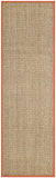 SAFAVIEH Area Rug 8x10 - Natural Fiber Collection - Large - Natural & Beige, Seagrass, Basketweave Pattern (NF114A)