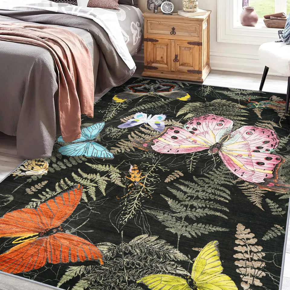 TOPRUUG Washable Oriental Area Rug - 12x15 Rugs for Living Room Soft Carpet for Bedroom Waterproof Floral Distressed Indoor Stain Resistant Non-Shedding Floor Carpets (Green, 12x15)