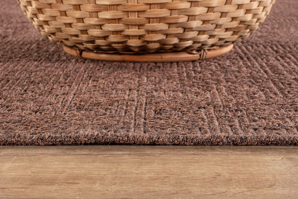 CAMILSON Easy Jute Rug 10x14, Indoor Outdoor Natural Color Fiber Area Rugs for Living Room Patio and Kitchen Rug, Sisal Boho Woven Design, Easy-Cleaning, Washable Outside Carpet Alfombras (10 x 14)