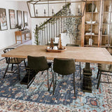 TOPRUUG Washable Oriental Area Rug - 12x15 Rugs for Living Room Soft Carpet for Bedroom Waterproof Floral Distressed Indoor Stain Resistant Non-Shedding Floor Carpets (Green, 12x15)