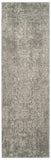 SAFAVIEH Evoke Collection Area Rug - 9' x 12', Ivory & Taupe, Oriental Distressed Design, Non-Shedding & Easy Care, Ideal for High Traffic Areas in Living Room, Bedroom (EVK256E)