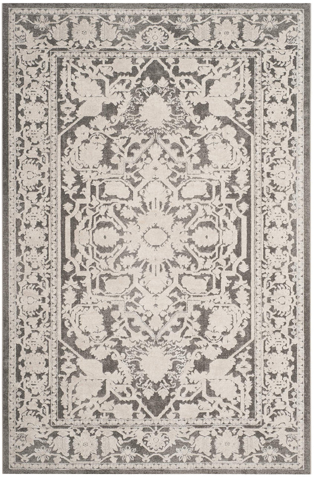 SAFAVIEH Area Rug 9x12 - Reflection Collection - Large - Cream & Ivory, Non-Shedding & Easy Cleaning, Ideal for Living Room, Bedroom, Dining Space (RFT665D)