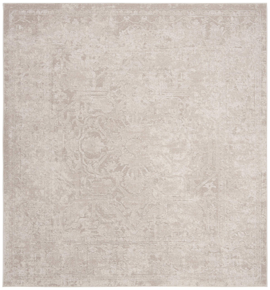 SAFAVIEH Area Rug 9x12 - Reflection Collection - Large - Cream & Ivory, Non-Shedding & Easy Cleaning, Ideal for Living Room, Bedroom, Dining Space (RFT665D)