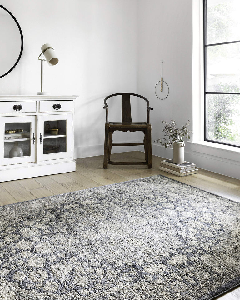 Loloi Teagan Collection TEA-03 Ivory/Sand 9'-9" x 13'-6" Area Rug, Large, Soft Neutral Rug, High-Traffic for Living Room, Bedroom, Home Office, Dining Area
