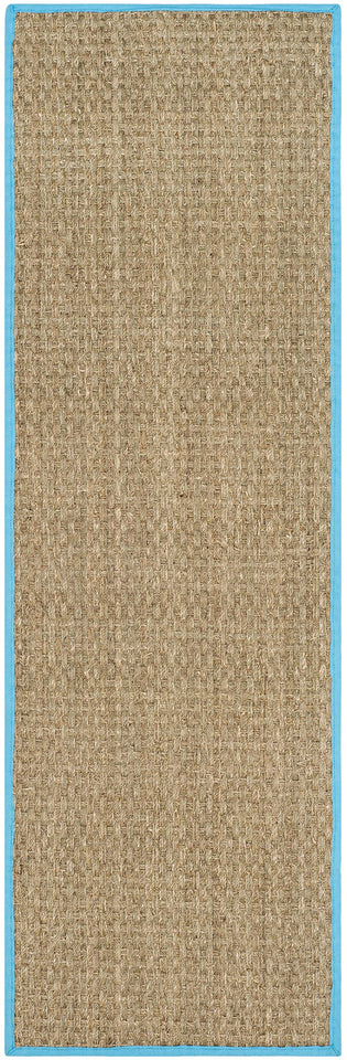 SAFAVIEH Area Rug 8x10 - Natural Fiber Collection - Large - Natural & Beige, Seagrass, Basketweave Pattern (NF114A)
