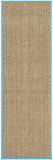 SAFAVIEH Area Rug 8x10 - Natural Fiber Collection - Large - Natural & Beige, Seagrass, Basketweave Pattern (NF114A)