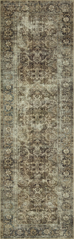 Loloi Magnolia Home by Joanna Gaines Sinclair Collection SIN-01 Pebble/Taupe 8'-6" x 11'-6", .25" Pile Height, Machine Washable, Area Rug