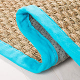 SAFAVIEH Area Rug 8x10 - Natural Fiber Collection - Large - Natural & Beige, Seagrass, Basketweave Pattern (NF114A)