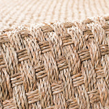 SAFAVIEH Area Rug 8x10 - Natural Fiber Collection - Large - Natural & Beige, Seagrass, Basketweave Pattern (NF114A)